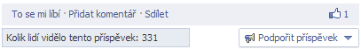 Díky analytickému nástroji Facebook Insights budete vědět o každém fanouškovi, který si váš příspěvek prohlédne.